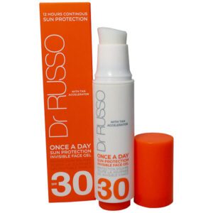 DR RUSSO ONCE A DAY SUN PROTECTION INVISIBLE FACE GEL SPF30 15 ML REGULAR