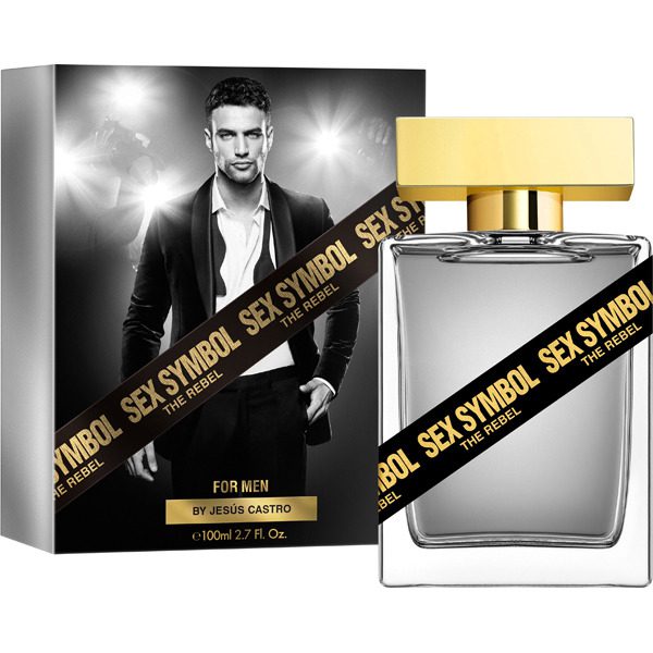 THE REBEL JESUS CASTRO SEX SYMBOL EDT 100 ML (SIN CAJA, 90% DEL CONTENIDO) TESTER # (CAJA GENERICA)