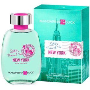 MANDARINA DUCK LETS TRAVEL NY WOMAN EDT 100 ML TESTER # (CAJA GENERICA)