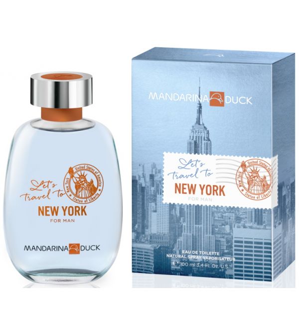 MANDARINA DUCK LETS TRAVEL NY MAN EDT 100 ML TESTER # (CAJA GENERICA)