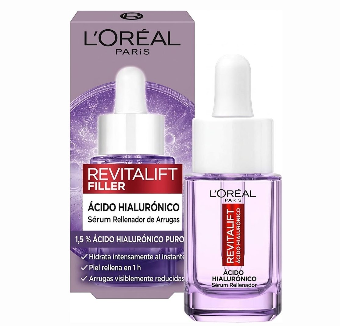 LOREAL PARIS REVITALIFT FILLER ACIDO HIALUFRONICO 1.5% PURE SERUM ANTIARRUGAS 15 ML