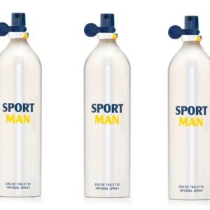 LOTE 3 UNIDADES GENESSE SPORT MAN EDT 150 ML CADA UNA (EN TOTAL 450 ML) TESTER # (CAJA GENERICA)