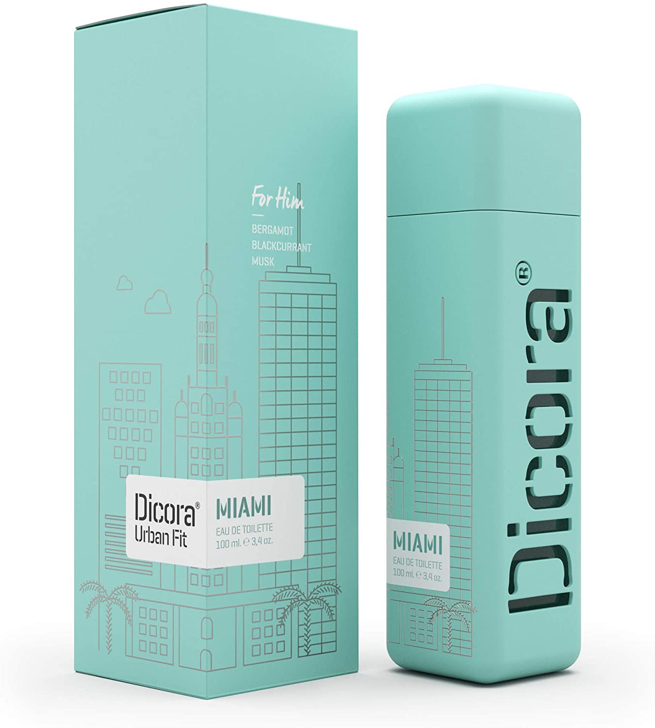 DICORA URBAN FIT MIAMI FOR HIM EDT 100 ML TESTER # (CAJA GENERICA)
