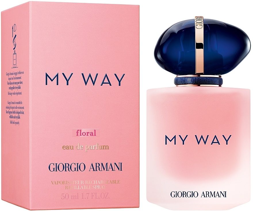 MY WAY ARMANI FLORAL (RECARGABLE) EDP 50 ML TESTER # (CAJA GENERICA)