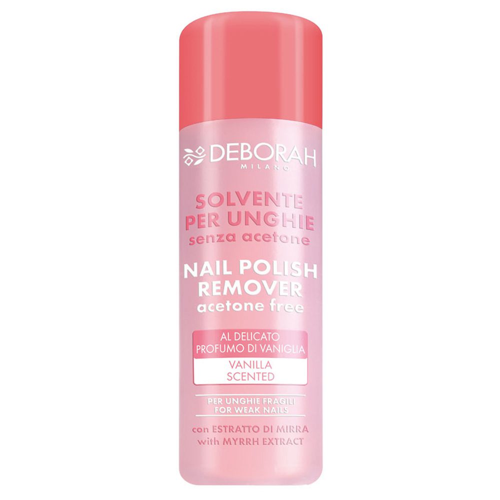 DEBORAH NAIL POLISH REMOVER ACETONE FREE VAINILLA 120 ML REGULAR