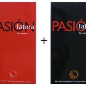 PASION LATINA FOR WOMEN EDT 100 ML REGULAR + PASION LATINA FOR MEN EDT 100 ML REGULAR