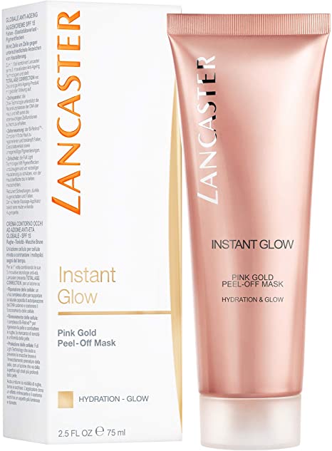 LANCASTER INSTANT GLOW PINK GOLD PEEL OFF HYDRATION GLOW 75 ML