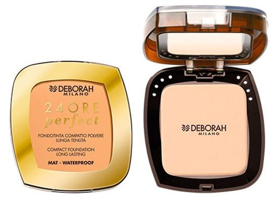 DEBORAH MILANO 24 ORE PERFECT FONDOTINTA POLVO COMPACTO WATERPROOF SPF15 03 9 GRAMOS REGULAR