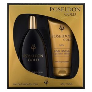 SET POSEIDON GOLD MAN EDT 100ML + AFTERSHAVE 100 ML REGULAR (Caja dañada)