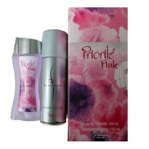 PRIORITE PINK EDT 100 ML REGULAR (caja ligeramente dañada)