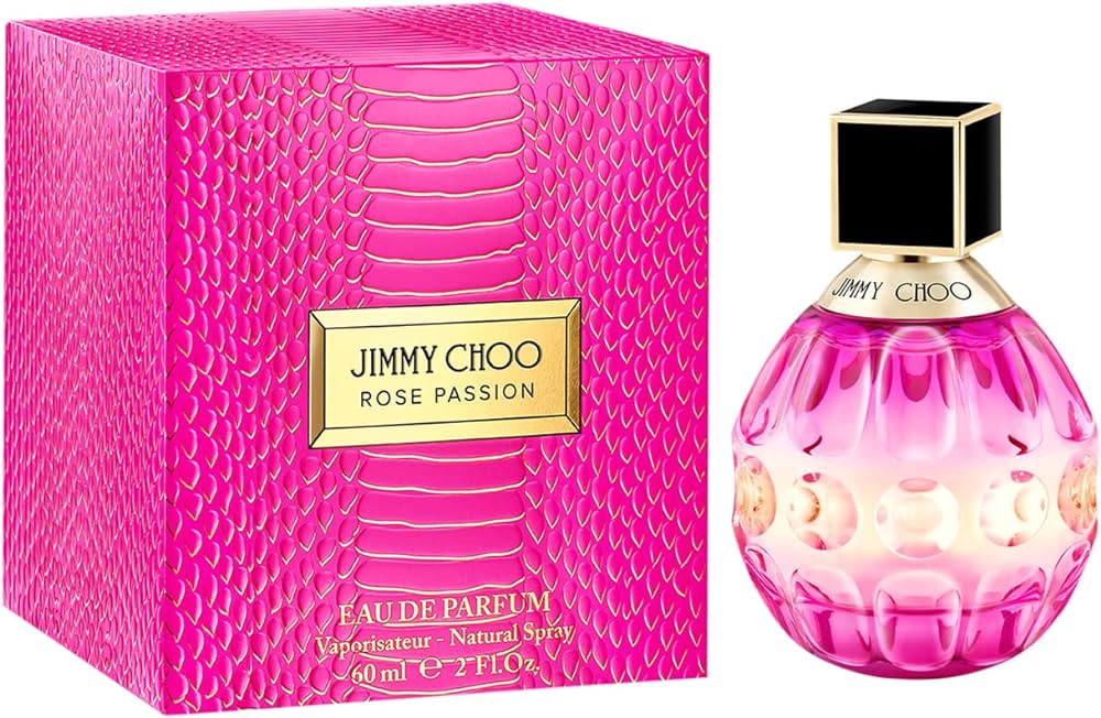 JIMMY CHOO ROSE PASSION EDP 100 ML (Sin caja, 50% del contenido) TESTER # (CAJA GENERICA)