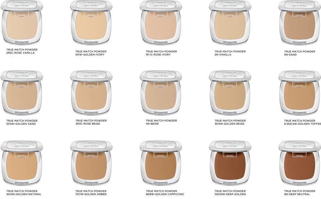 LOREAL ACCORD PARFAIT POUDRE FONDANTE 5D/5W 9 GRAMOS