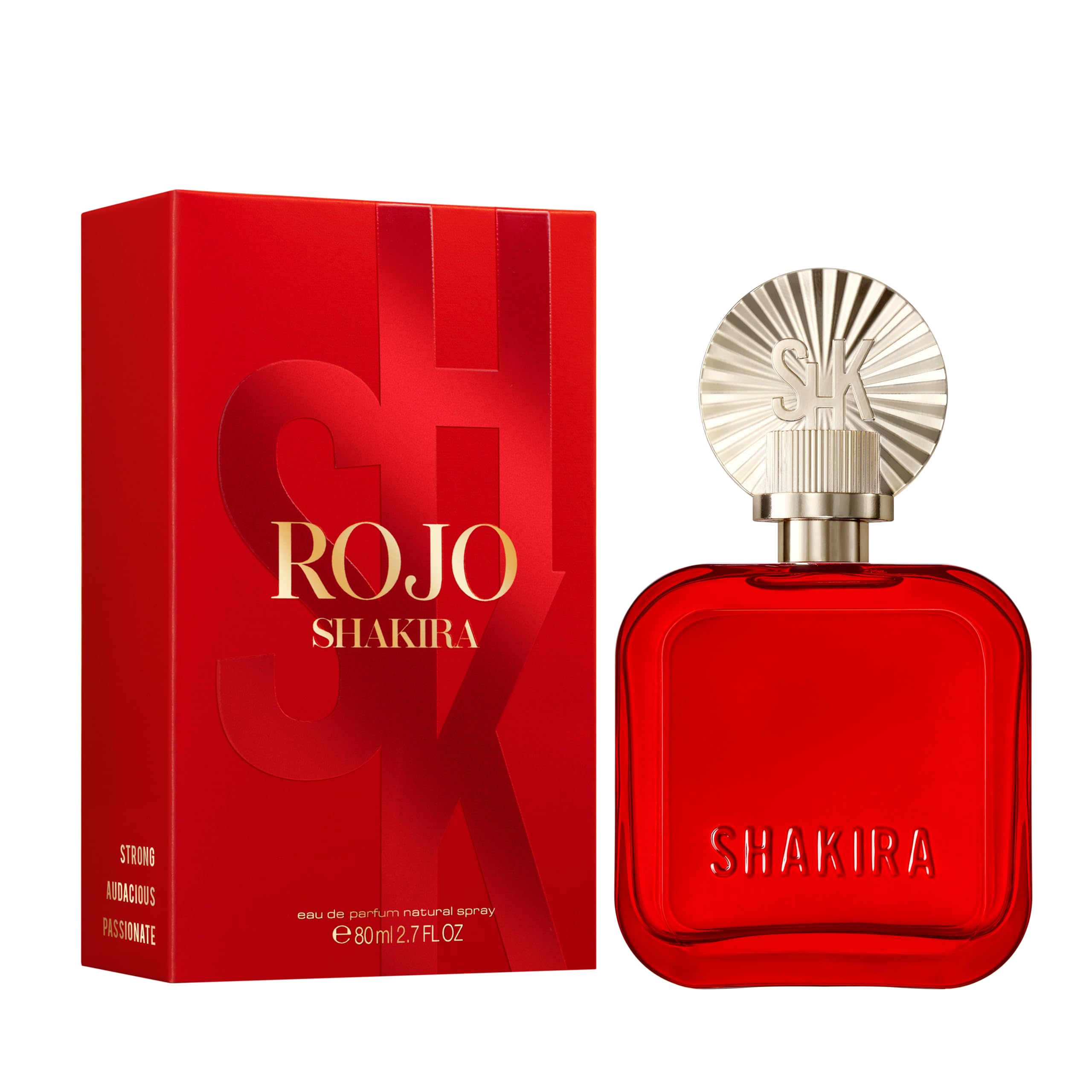 SHAKIRA ROJO EDP 80ML TESTER # (CAJA GENERICA)