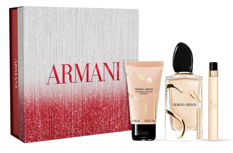 SET ARMANI SI EDP 100 ML + 10 ML + BODY LOCION 50 ML REGULAR