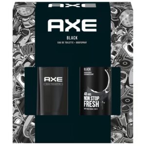 SET AXE BLACK EDT 75 ML + DEO SPRAY 150 ML REGULAR