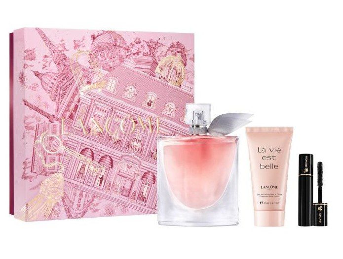 SET LA VIE EST BELLE EDP 100 ML REGULAR + BODY LOCION 50 ML + MASCARA PESTAÑA 2 ML REGULAR