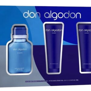 SET DON ALGODÓN PARA HOMBRE EDT 100ML + GEL DUCHA 75 ML + AFTER SHAVE 75 ML REGULAR