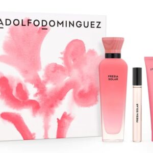 SET ADOLFO DOMINGUEZ FRESIA SOLAR EDP 120 ML + MINI 10 ML + BODY LOCION 75 ML REGULAR