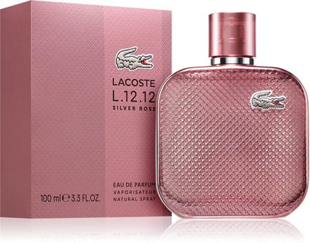 EAU DE LACOSTE L.12.12 SILVER ROSE EDP 100 ML TESTER # (CAJA GENERICA)