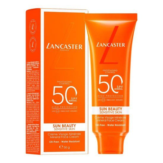 LANCASTER SUN BEAUTY SENSITIVE SKIN SPF50 ML 50 GRAMOS REGULAR (Caja dañada)