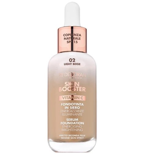 DEBORAH MILANO SKIN BOOSTER VITAMIN C FONDOTINTA 02 LIGHT BEIGE 30 ML REGULAR
