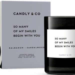 VELA CANDLY & CO SO MANY OF MY SMILES BEGIN WITH YOU 250 GRAMOS REGULAR