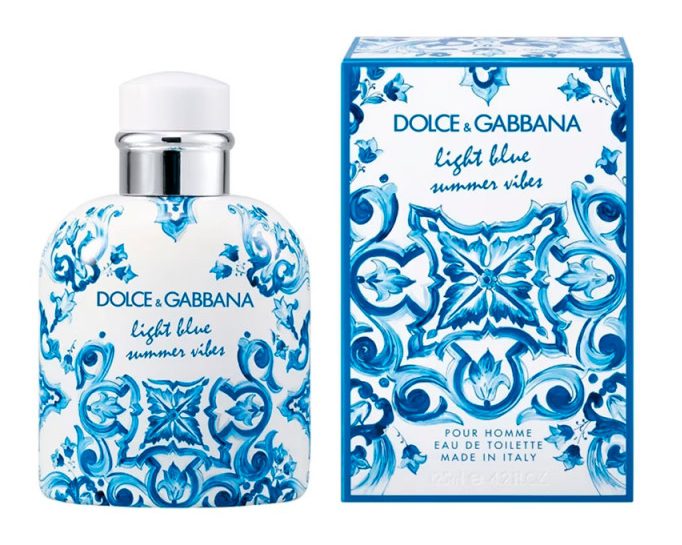 D&G LIGHT BLUE POUR HOMME SUMMER VIBES EDT 125 ML TESTER # (CAJA GENERICA) - 95% DEL CONTENIDO