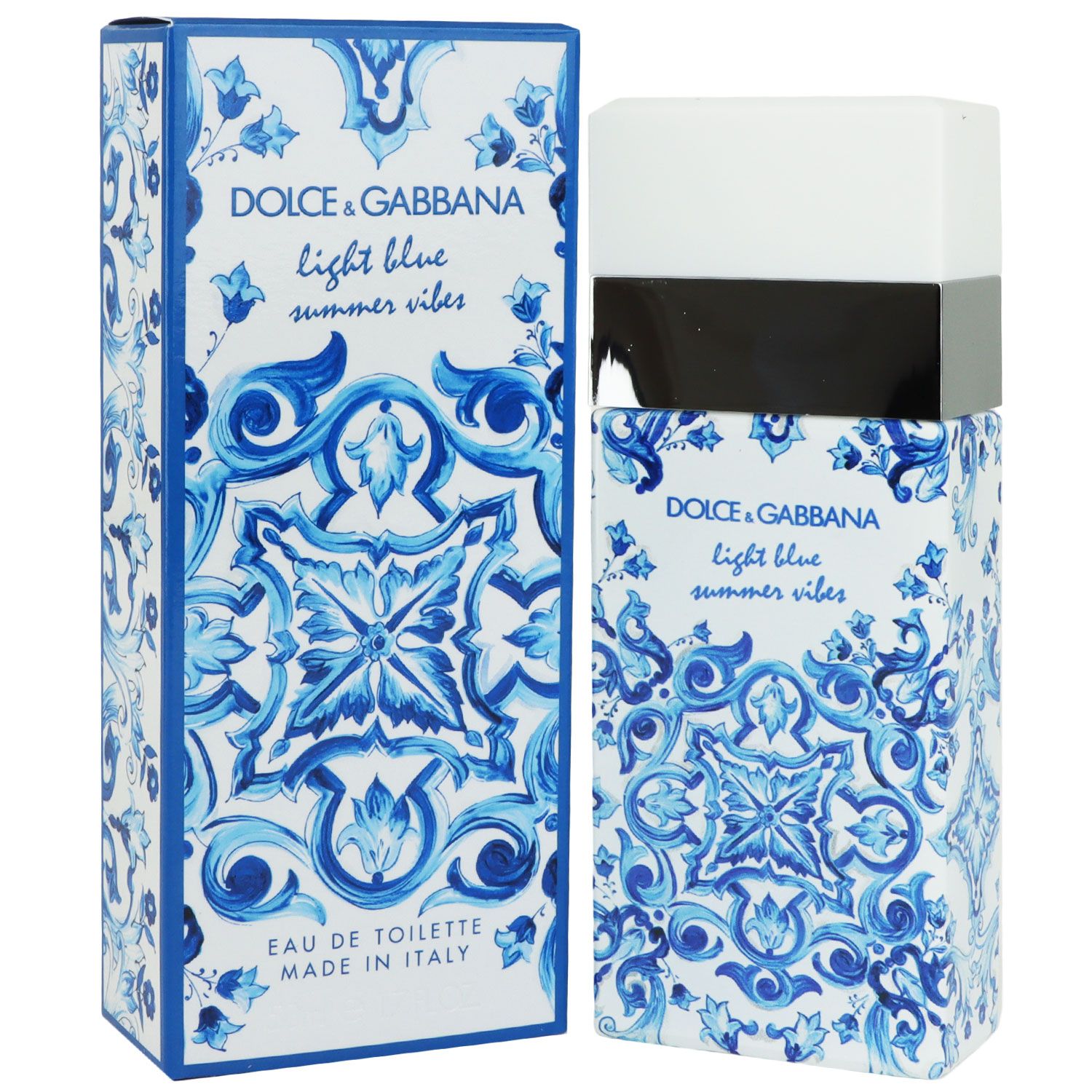 D&G LIGHT BLUE SUMMER VIBES WOMAN EDT 100ML TESTER # (CAJA GENERICA)