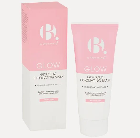 SUPERDRUG GLOW GLYCOLIC EXFOLIATING MASK 100 ML REGULAR