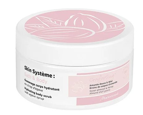 MARIONNAUD SKIN SYSTEME BATH & BODY GOMMAGE CORPS HIDRATANT (EXFOLIANTE CORPORAL HIDRATANTE) COMFORTING ALMENDRA DULCE Y MIEL 220 ML REGULAR