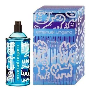 UNGARO FRESH FOR HIM (FONDO AZUL) EDT 100 ML TESTER # (CAJA GENERICA)