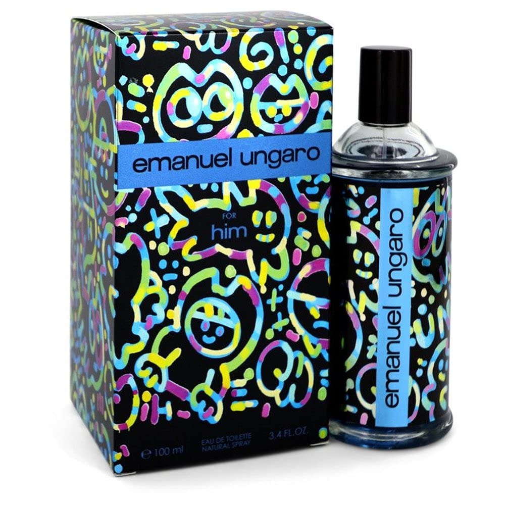 UNGARO FOR HIM (FONDO NEGRO) EDT 100 ML TESTER # (CAJA GENERICA)