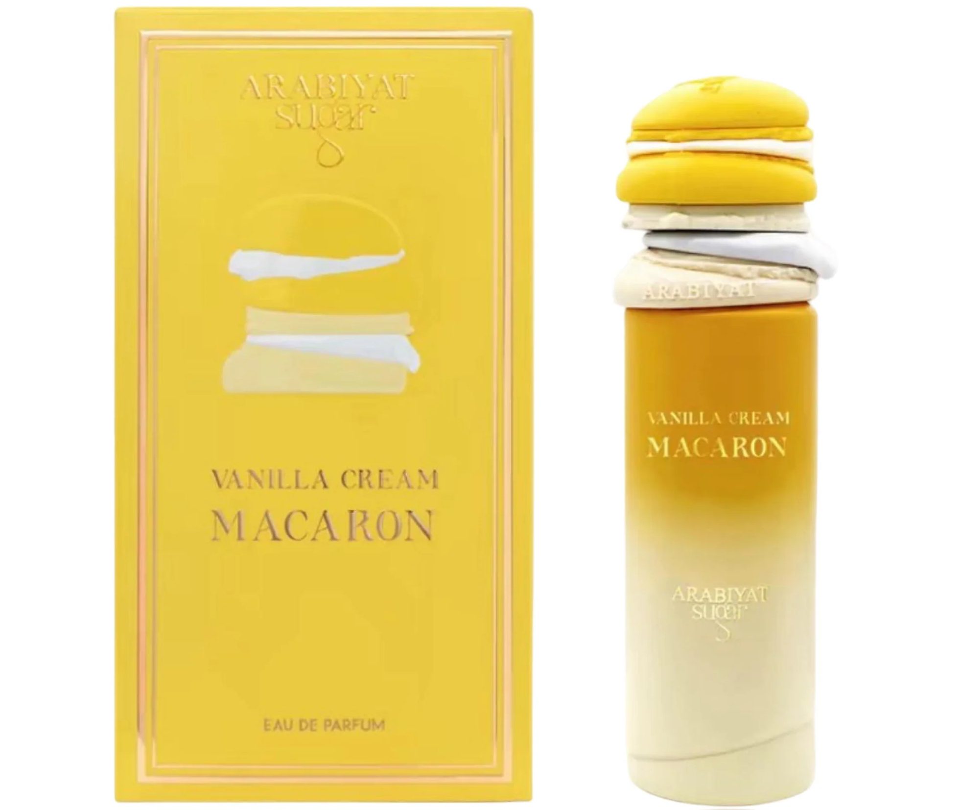 ARABIYAT SUGAR VANILLA CREAM MACARON EDP 100 ML TESTER # (CAJA GENERICA)