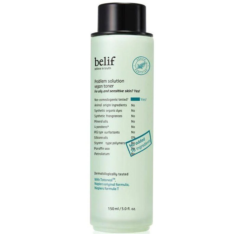 BELIF PROBLEM SOLUTION VEGAN TONER 150 ML REGULAR
