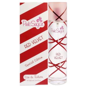 AQUOLINA PINK SUGAR SUGAR RED VELVET EDT 100 ML TESTER # (CAJA GENERICA)