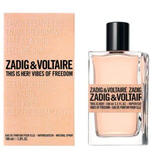 ZADIG & VOLTAIRE THIS IS HER VIBES OF FREEDOM EDP 100 ML TESTER # (CAJA GENERICA)