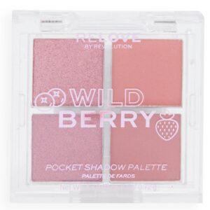 REVOLUTION POCKET SHADOW PALETTEWILD BERRY 4 x 0.72 GRAMOS REGULAR