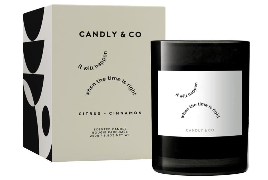 VELA CANDLY & CO IT WILL HAPPEN WHEN THE TIME IS RIGHT 250 GRAMOS REGULAR